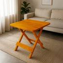Jogo De Mesa Dobrável 70x70 C/ 4 Cadeiras Madeira Maciça